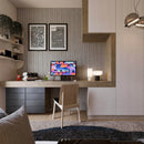 Rovere sbiancato - Feltro grigio