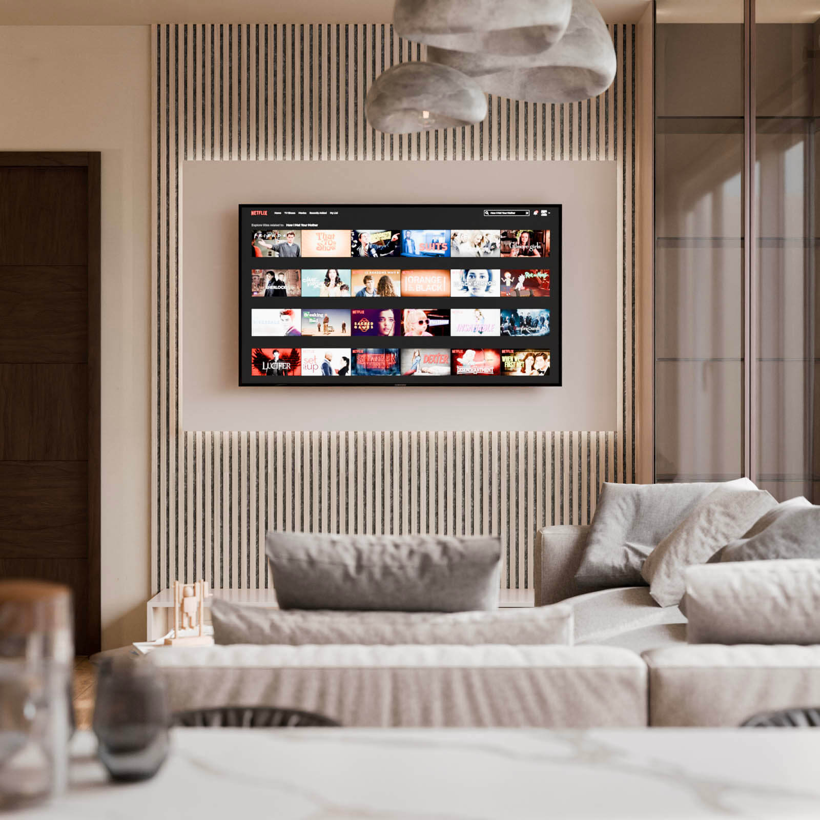 Rovere sbiancato - Feltro grigio