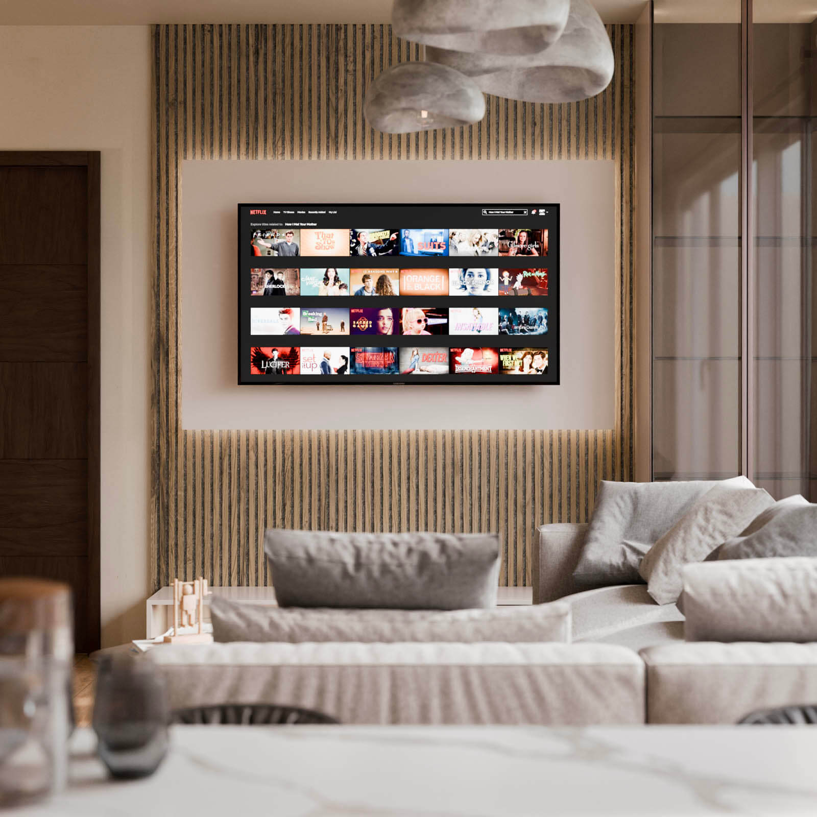 Rovere rustico - Feltro grigio